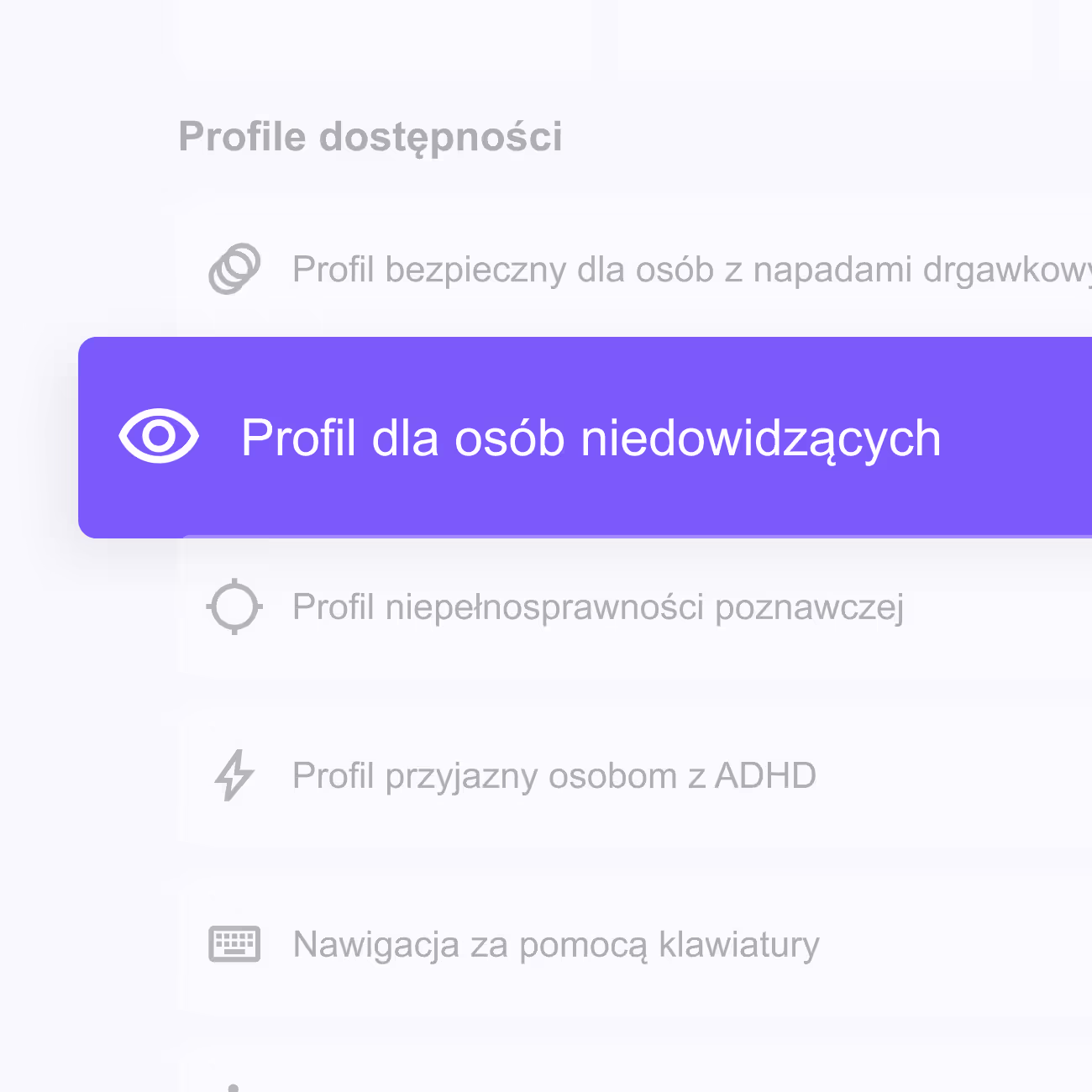 Uniwersalność i gotowe tryby dostępności